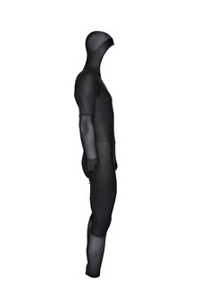 Semi Custom skating suit - rubber - black
