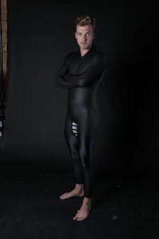 Semi Custom skating suit - rubber - black